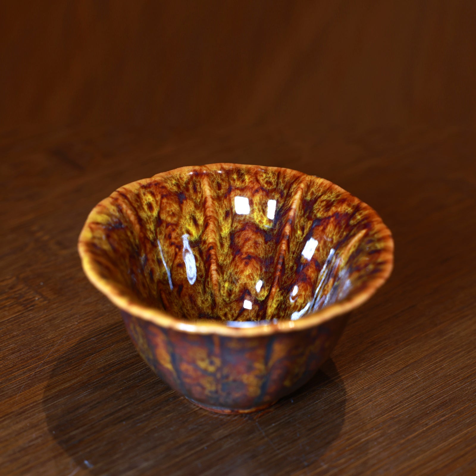 Golden Brown Pomegranate Vein Jianzhan