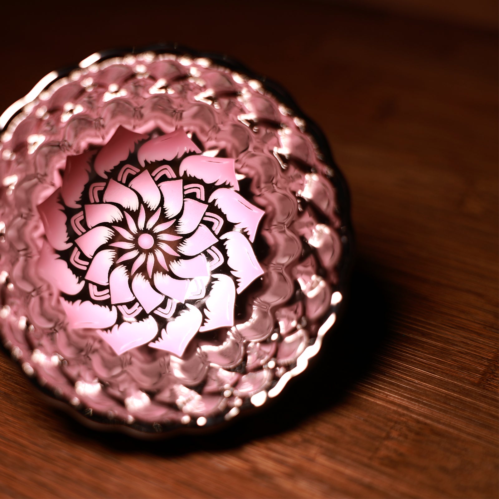 Blush Lotus-Silver Peacock Jianzhan